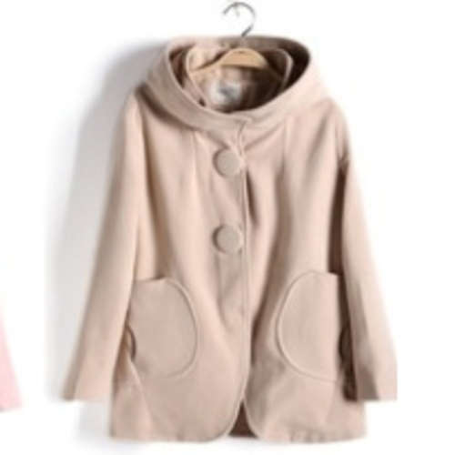 Winter warm soft woolen coat, size L for size 34, light khaki color, shipping from SA