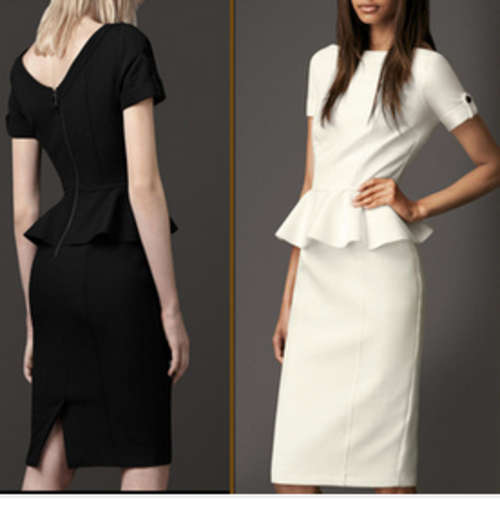 New arrival Euro style back zipper dress, 2 colors, size30-36