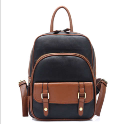 Black fashion travel/ college style backpack, high-capacity