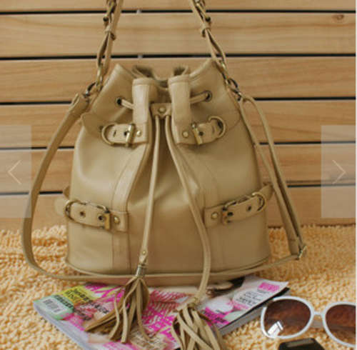 Punk style lady bag. Apricot color. high quality PU.Shipping R30