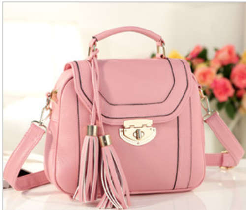 bright colors retro shoulder bag. pink color. can be wholesale