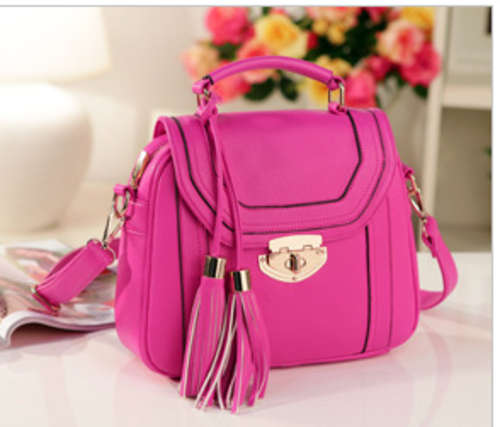 bright colors retro shoulder bag. Rose color. Shipping R30. can be wholesale