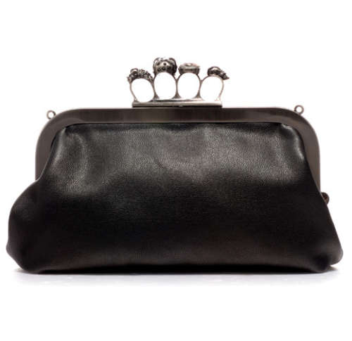 Cow leather clutch, party clutch, evening bag. Black color. Stock in ZA