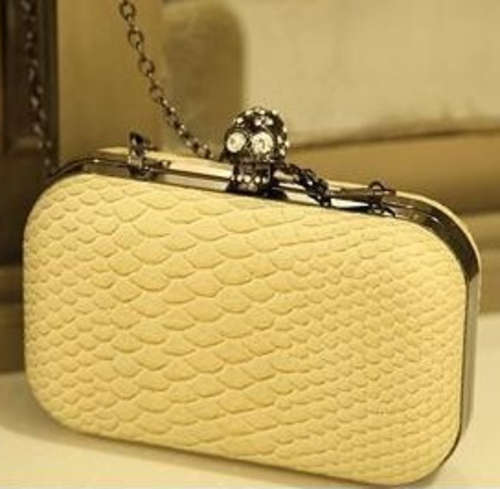 Snake pattern fashion lady clutch. Casual or party evening size. Stock in ZA