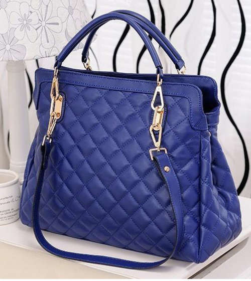 Autumn and winter fit soft fashion ladies shoulder bag. Blue color. Shipping fee R30
