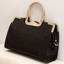 2014 Fashional Korea Style Wide Match Lady's Hand Bag. Black Color. Shipping Fee R30