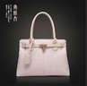 Crocodile pattern lock fashion large size bag. Rice white color. Shipping fee R30