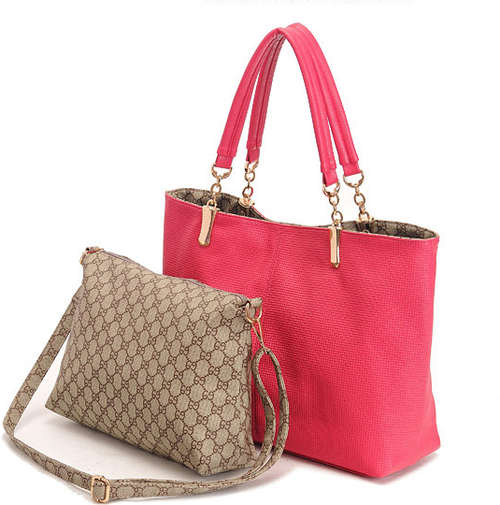 2 pieces and both sides used large size Lady's Bag. Rose Color. Stock in ZA