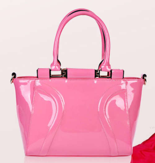 Genuine leather designed handbag. rose color. Stock in ZA