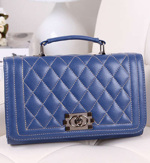 Leisure wild use ladies handbag. Blue color. Stock in ZA