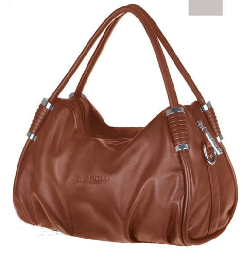 Wild match classic handbag. Color brown. Stock in ZA