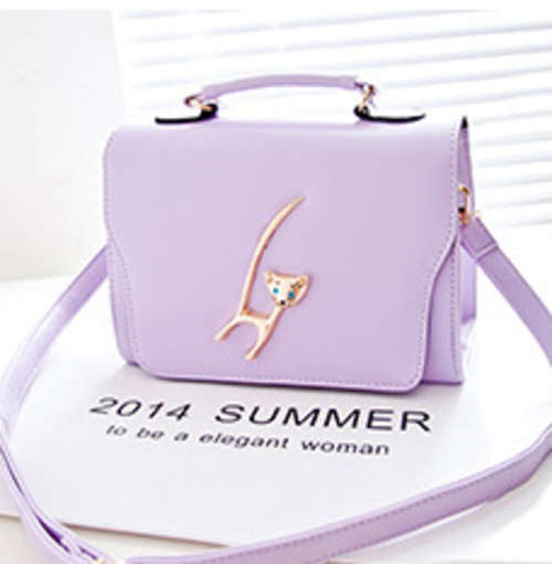 College style kitty shoulder bag. Pretty life. Purple color. Stock in ZA