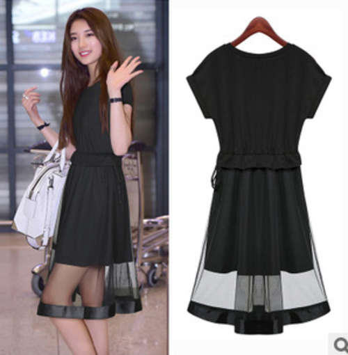 New fashion ladies gauze dress, size 30-36.