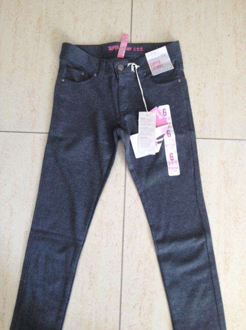 Woman cotton blend thick pans trousers. size 34