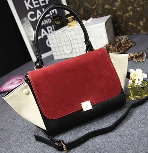 Buy 2 promotion! Very high quality bat style  handbag with strape. 3 colors. Stock in ZA