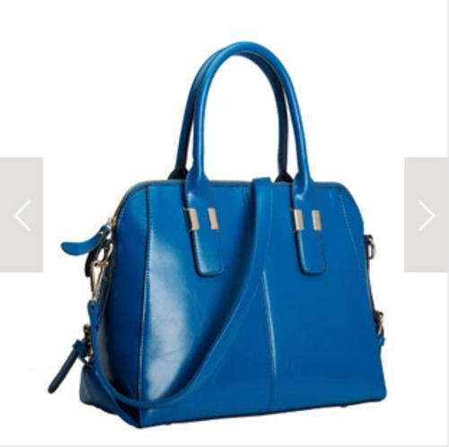 Noble style ladies large handbag with strape. Blue bcolor. Stock in ZA