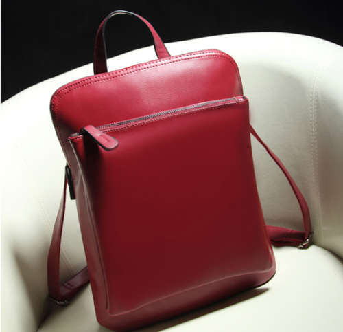 Fashion woman's backpack. Maroonm color. Stock in ZA