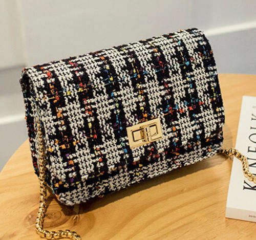 SALE!Was R259. Woolen skin famous design handbag with chain.multiful color.