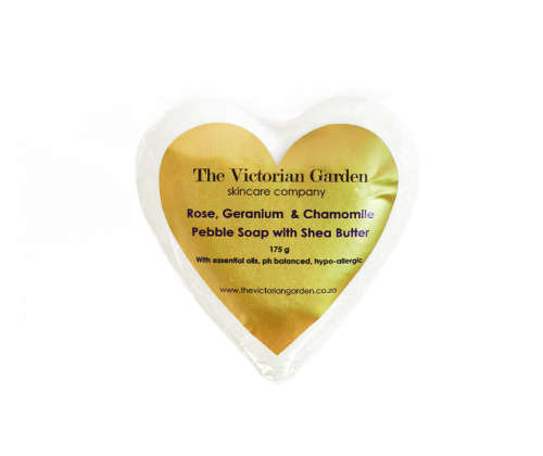 Rose, Pelargonium & Chamomile Heart Shape Soap 175g