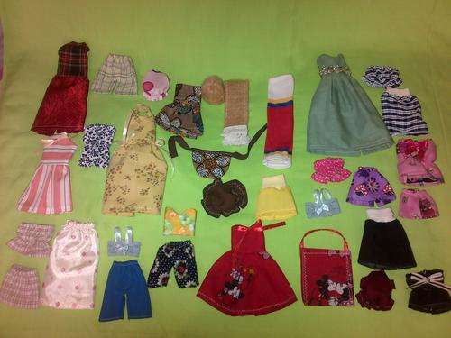 bulk pack of assorted barbie clothes