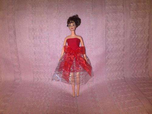 handmade barbie evening dress (doll not included)