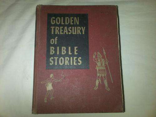 golden treasuary of bible stories .seventh printing 1954.defects as per photographs