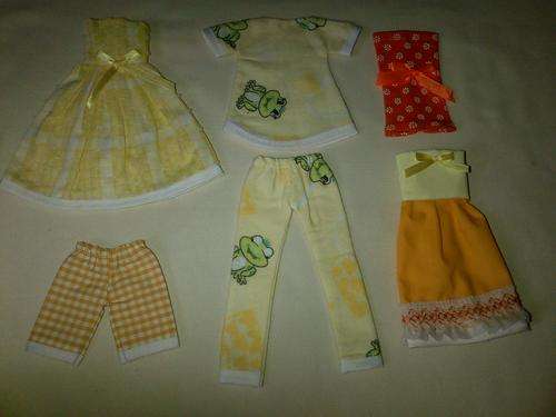 HANDMADE BARBIE DOLL CLOTHING PACK