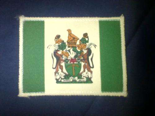 printed Rhodesian flag. Post UDI. Pre-Zimbabwe