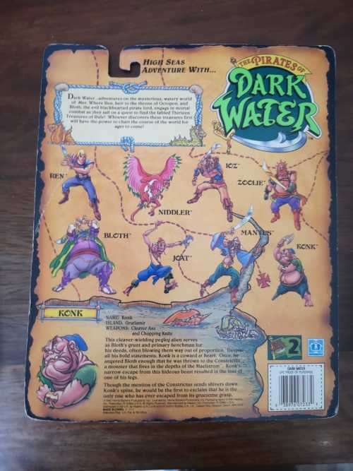 Conk (STILL SEALED LIKE NEW!), Pirates of Dark Water vintage action figure