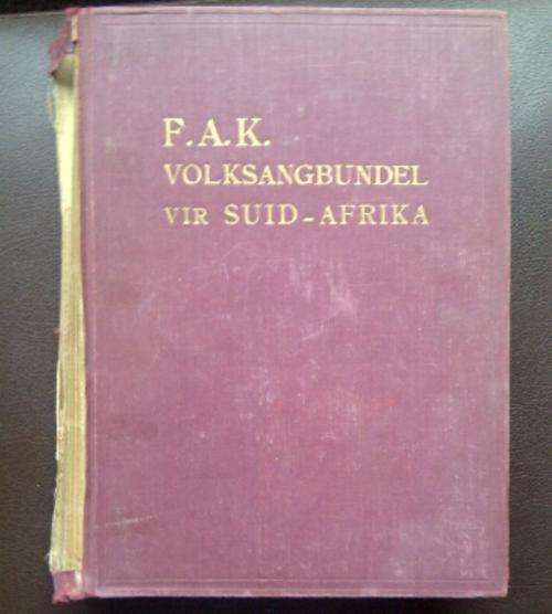 F.A.K. Volksangbundel vir Suid-Afrika!!!