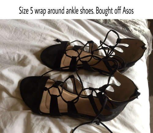 Asos wrap around gladiator sandals