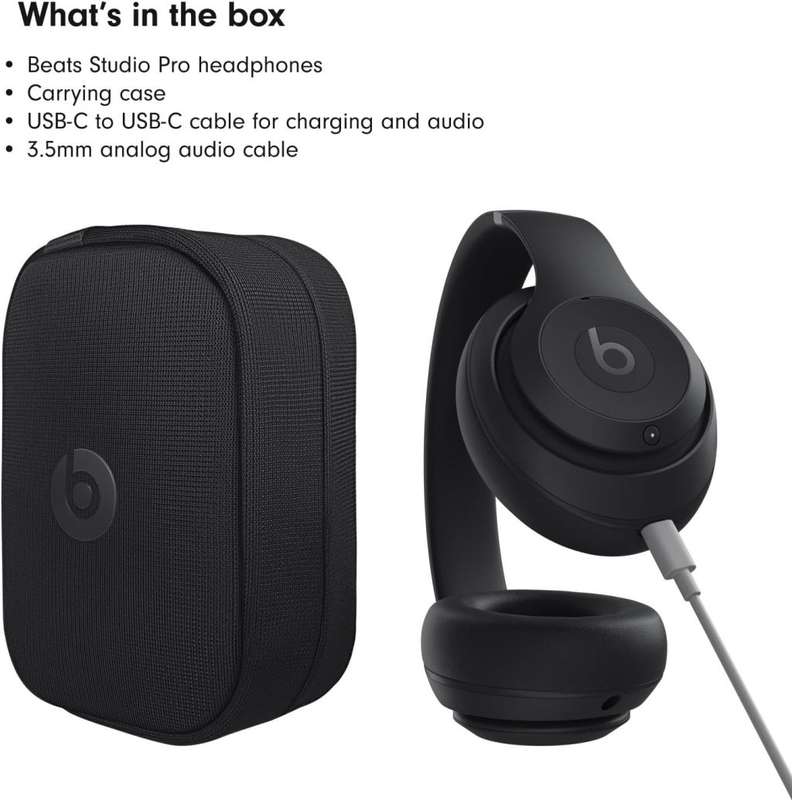 Beats Studio Pro - Wireless Bluetooth Noise Cancelling Headphones - USB-C - Black Friday Deal