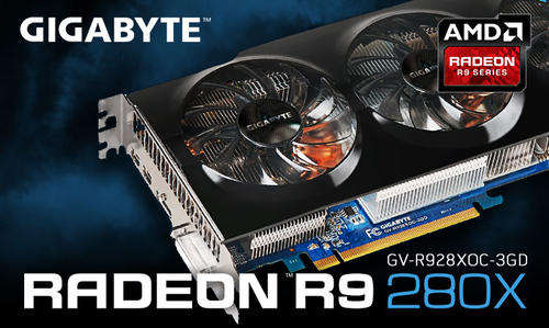 Gigabyte R9 280X Graphics Card - 3GB
