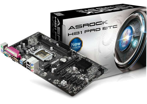 AsRock H81 Pro BTC Motherboard with Intel Pentium CPU and 4GB RAM