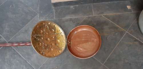 Vintage Copper & Brass Bed pan