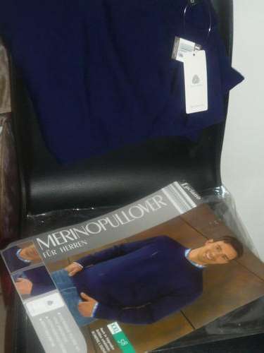 Dark Blue Merino wool jersey