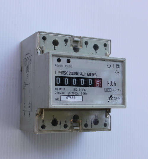 ENERGY METER SINGLE PHASE 100A