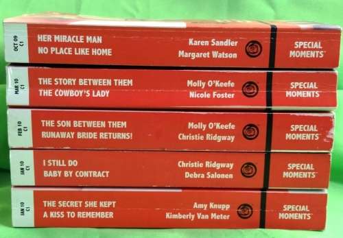 Clearance sale - 5 Mills & Boon Special Moments