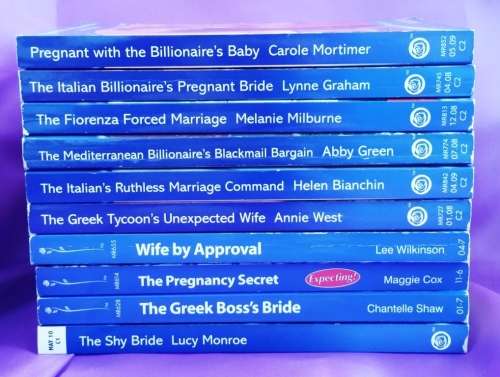 Clearance sale - 10 Mills & Boon Modern