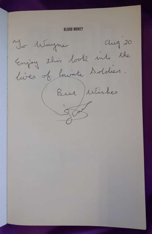 Blood money - Johan Raath (Signed)