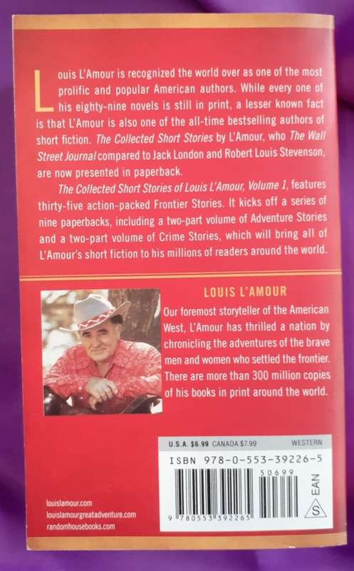 The collected short stories of Louis L`Amour Volume 1