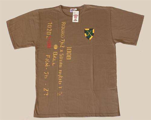 OLD BROWN TEES INFANTRY SCHOOL T/SHIRT SIZE LARGE