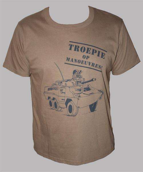 OLD BROWN TEES TROEPIE T/SHIRTS L TO 3XL
