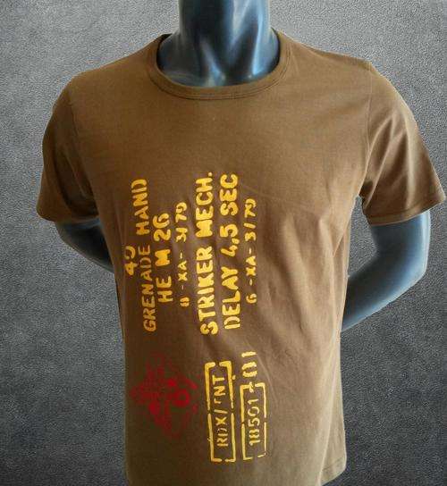 OBT M26 GRENADE TEES: (XL and XXL) : 2 of each size available)