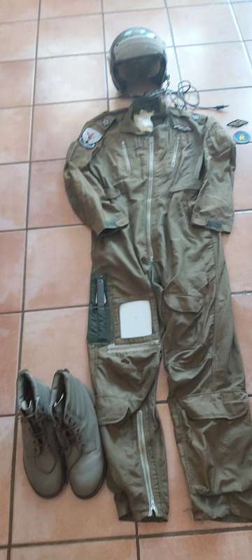 SAAF Border War era pilot flight kit