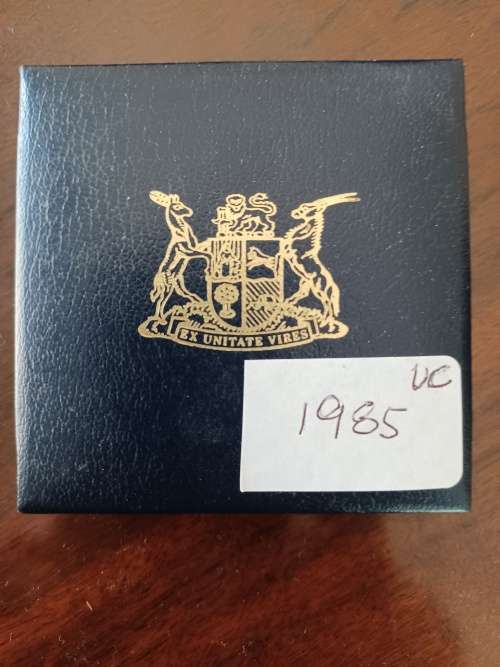 South African Proof R1 Silver Coin 1985