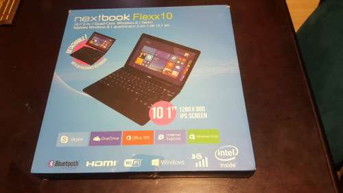 NEXTBOOK FLEXX10 WINDOWS TABLET WITH KEYBOARD" CONDITION 8/10