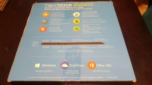 NEXTBOOK FLEXX10 WINDOWS TABLET WITH KEYBOARD" CONDITION 8/10