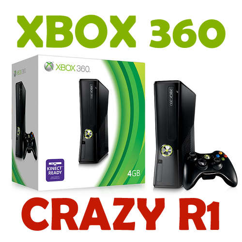 Microsoft Xbox 360 Slim + Games & Accessories