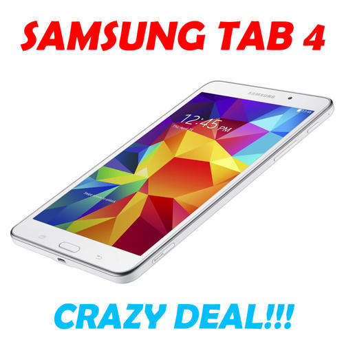 *BRAND NEW* Samsung Galaxy Tab 4 7" 8GB Tablet With WiFi & 3G (VOICE & DATA) - White